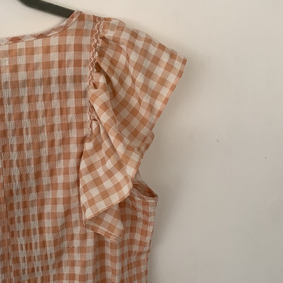 Max Studio Gingham Blouse - Picture 3 of 7